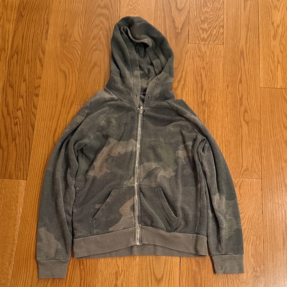 Alternative Apparel Green Camouflage Hoodie - Picture 1 of 1